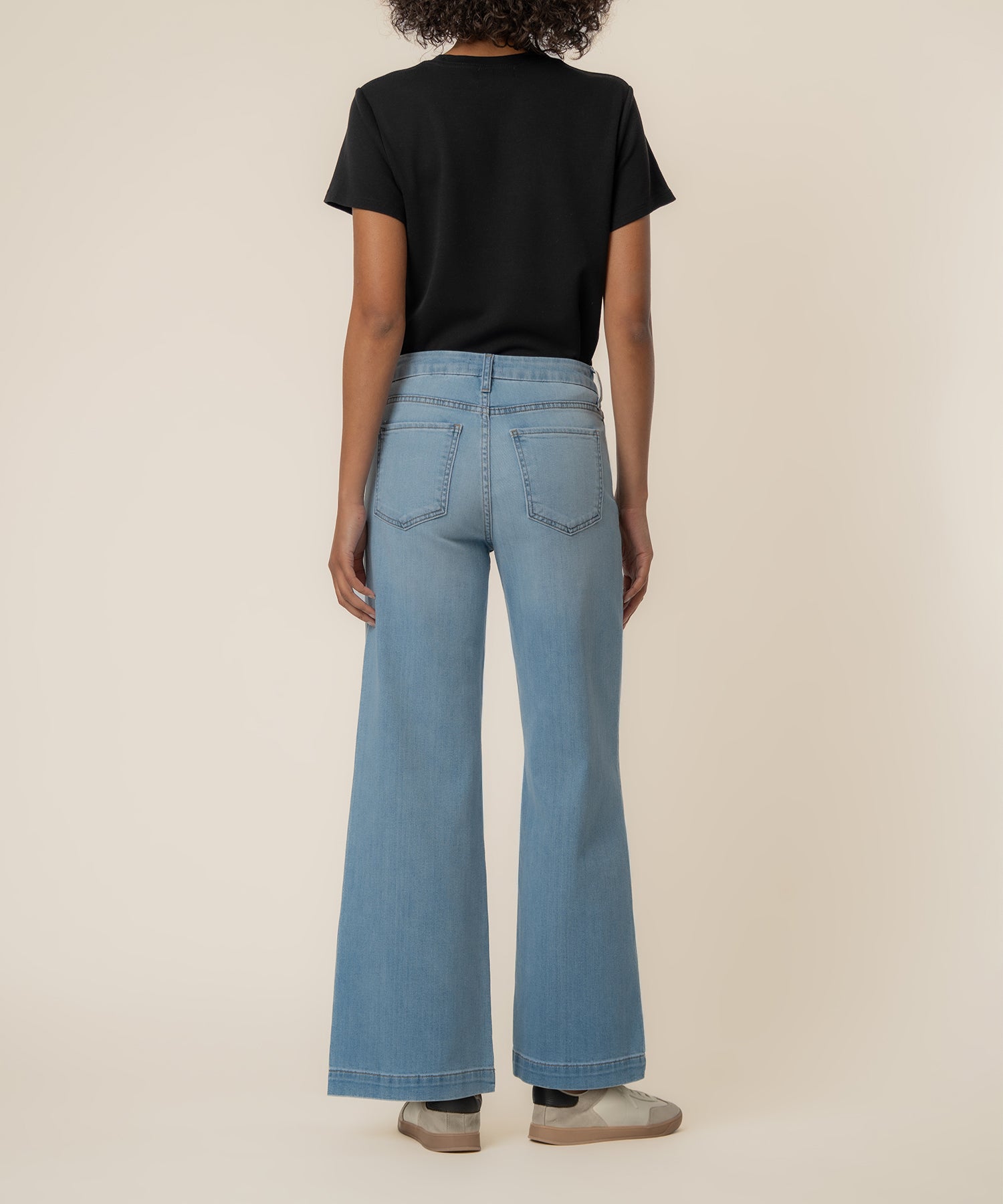 Meg High Rise Wide Leg, Long Inseam in Fortitude Wash