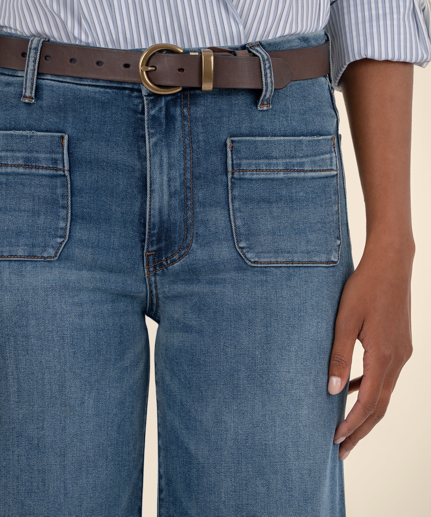 Meg High Rise Wide Leg, Petite