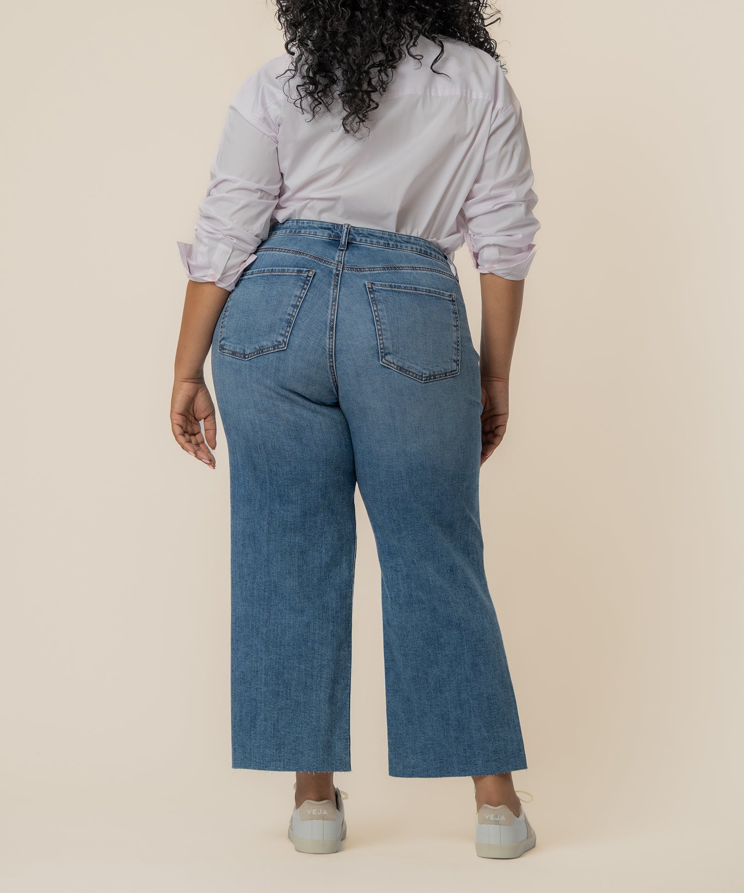 Charlotte High Rise Wide Leg, Plus in Star Wash