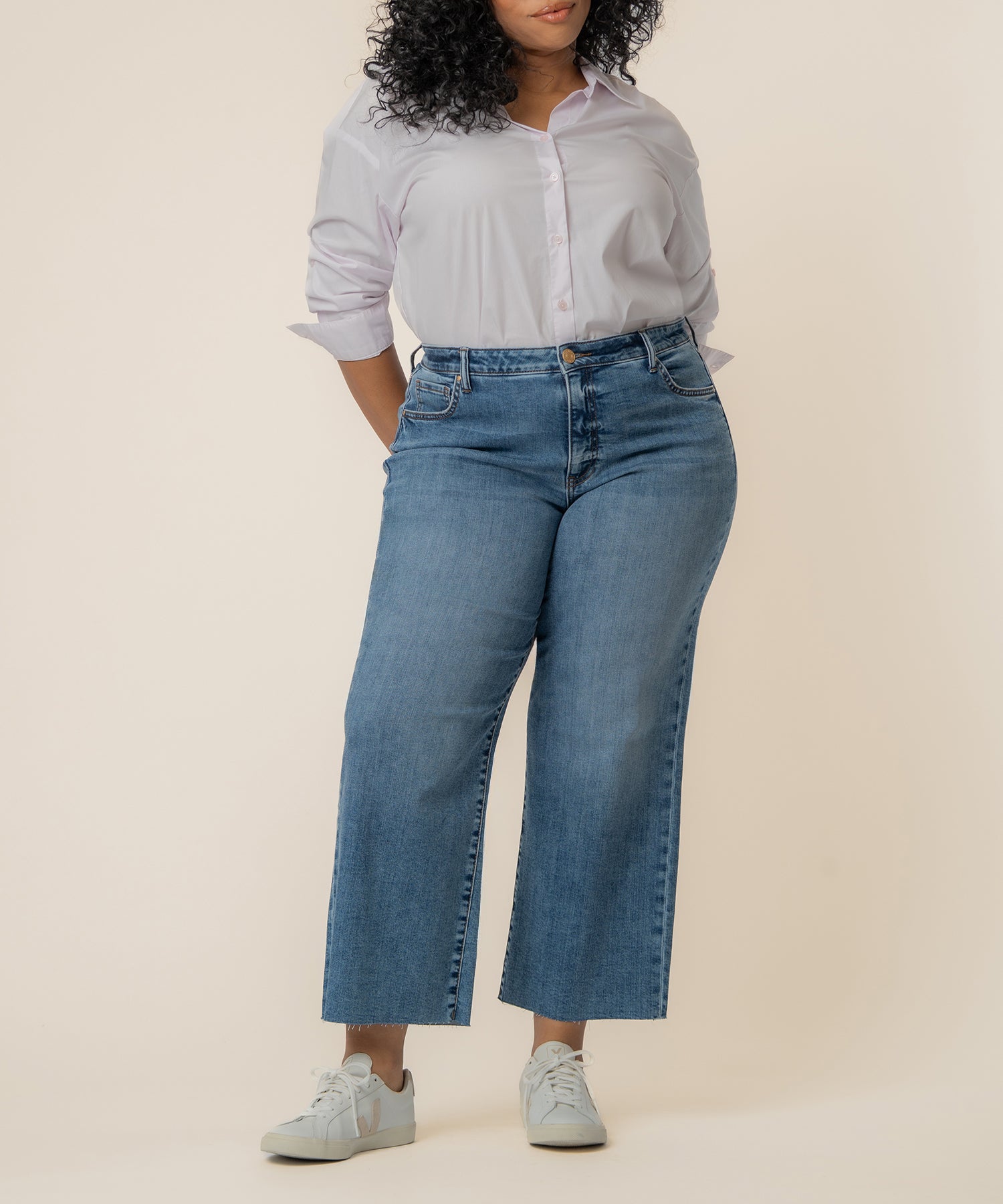 Charlotte High Rise Wide Leg, Plus