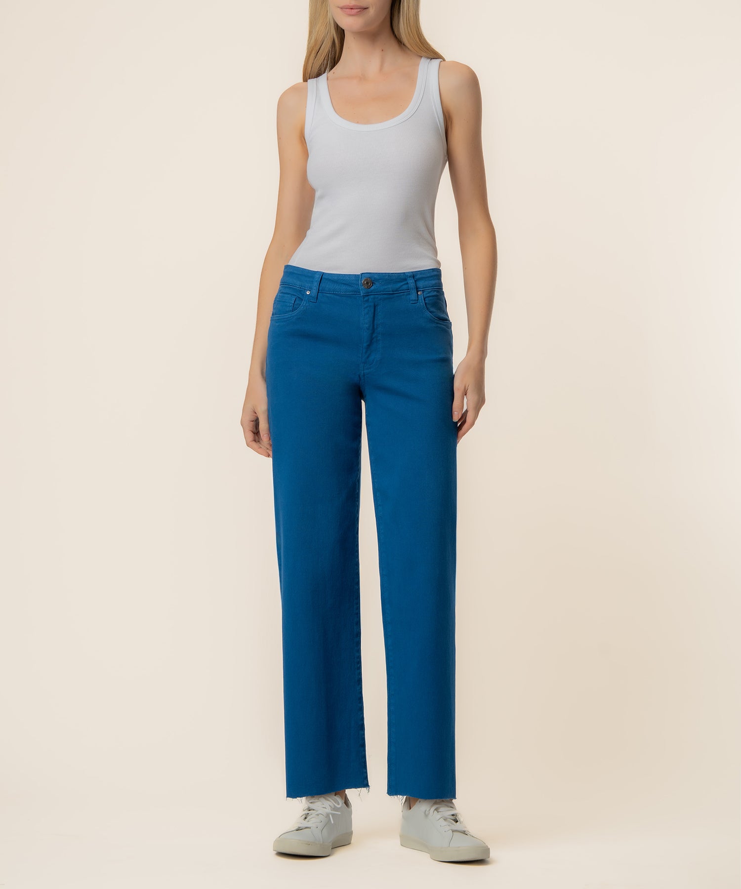 Charlotte High Rise Wide Leg in Sapphire