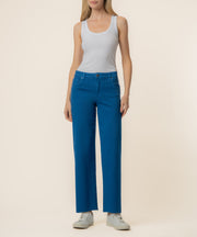 Charlotte High Rise Wide Leg in Sapphire