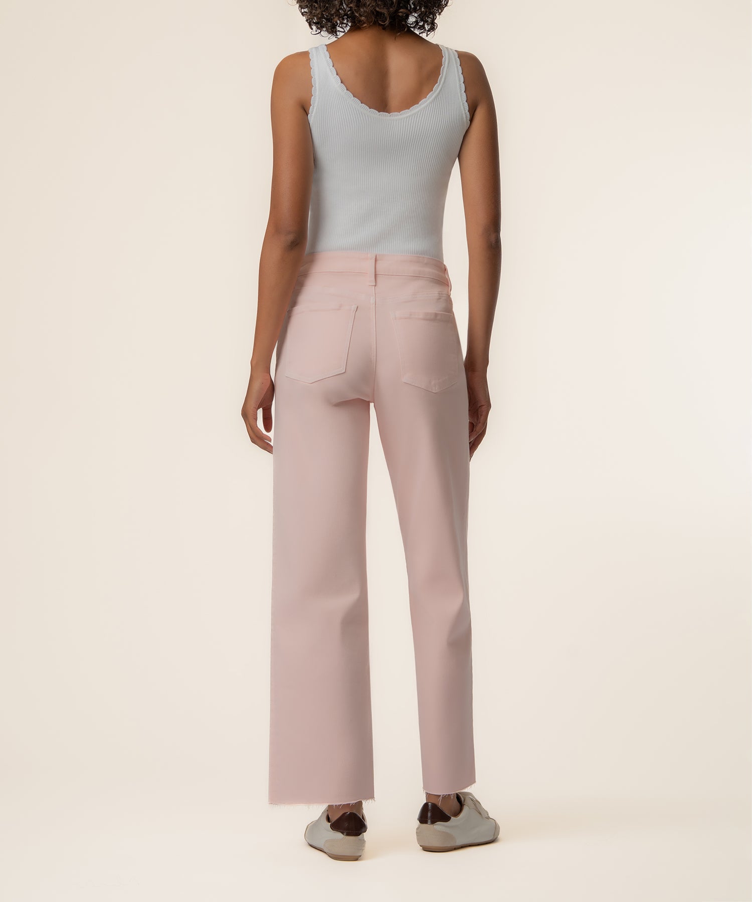 Charlotte High Rise Wide Leg, Exclusive in Pink Diamond