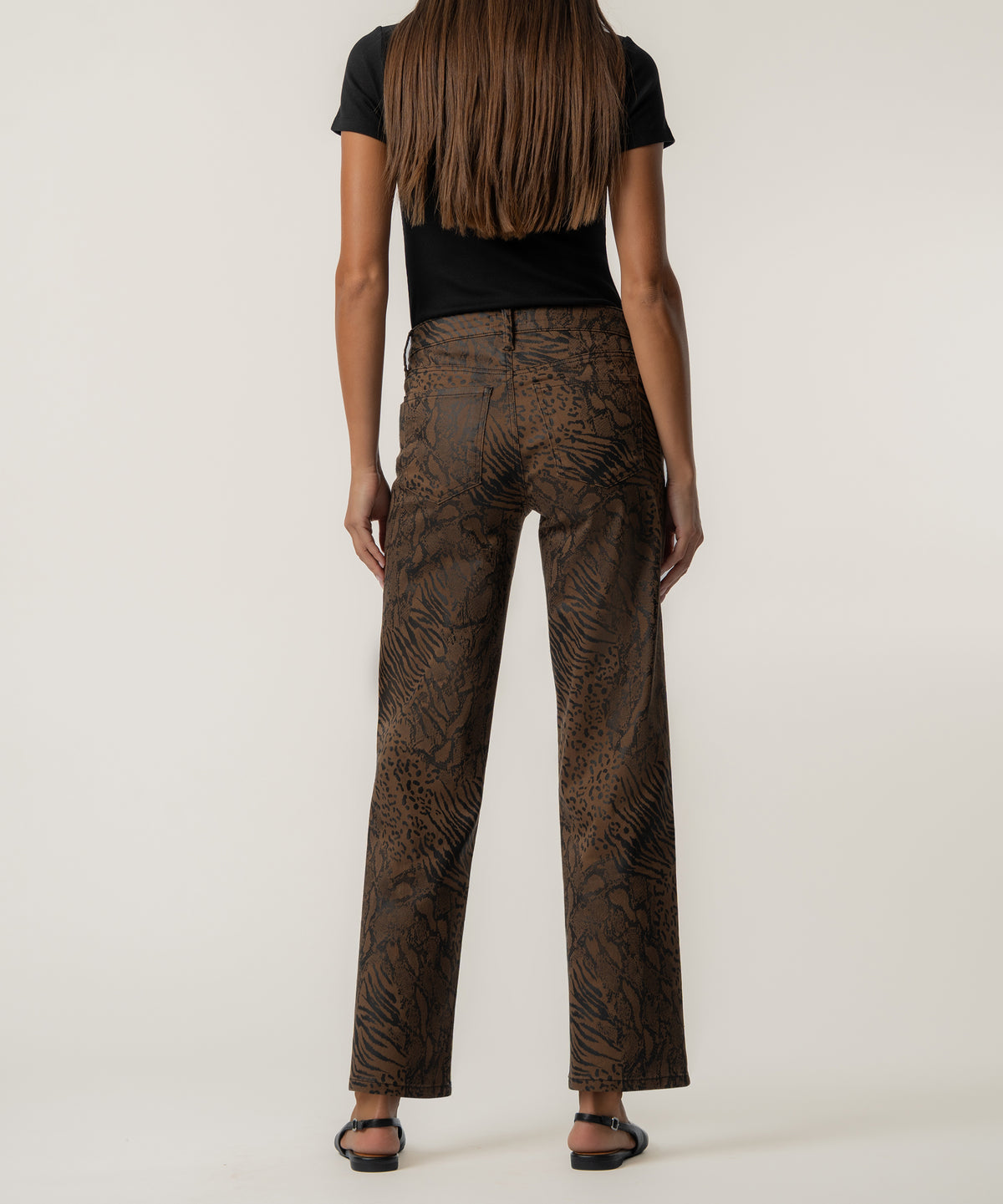 Charlotte High Rise Wide Leg, Petite in Khaki