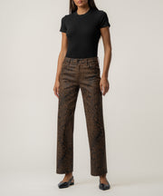 Charlotte High Rise Wide Leg, Petite in Khaki