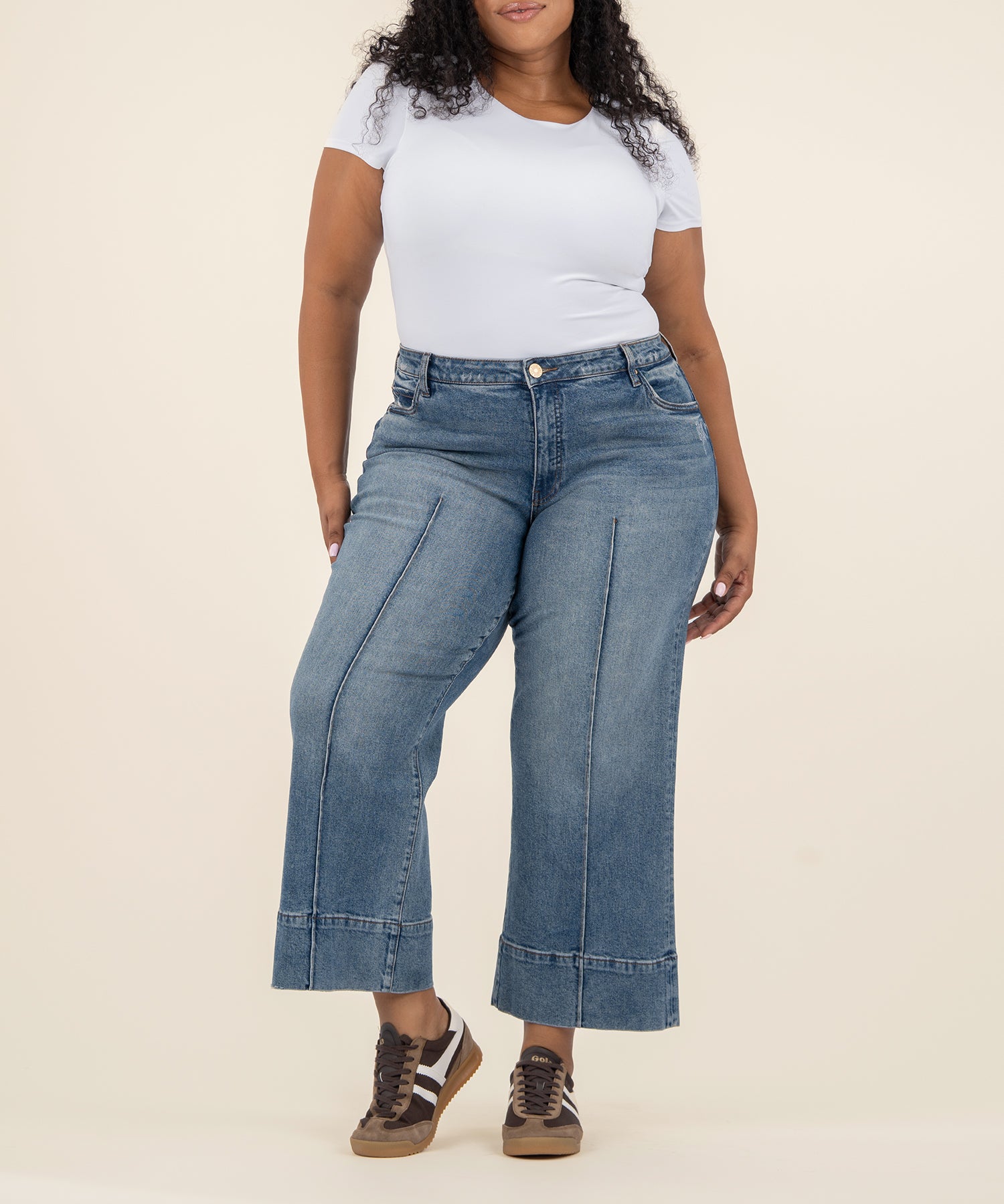 Meg High Rise Wide Leg, Plus