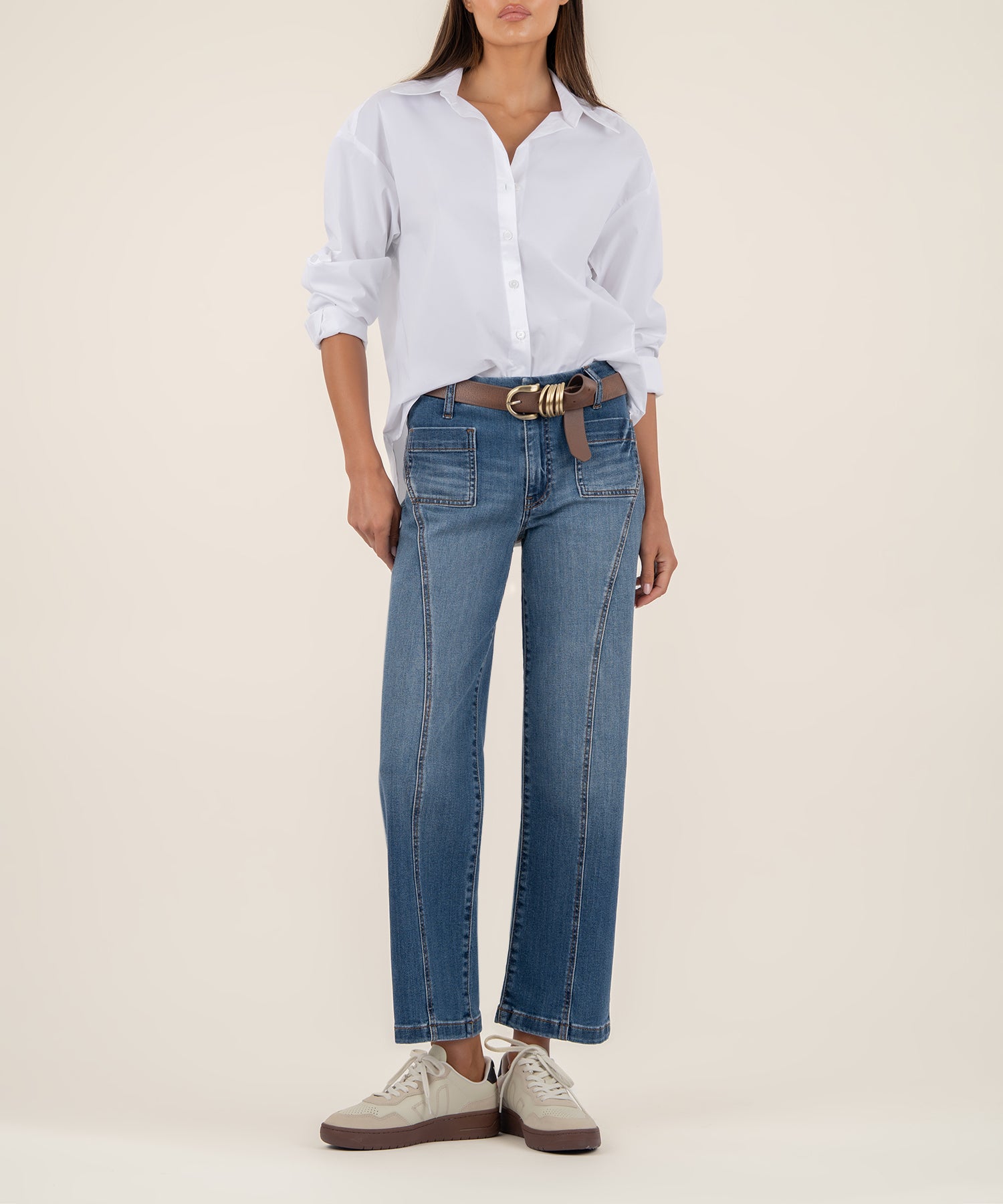 Charlotte High Rise Wide Leg, Petite Kut from the Kloth