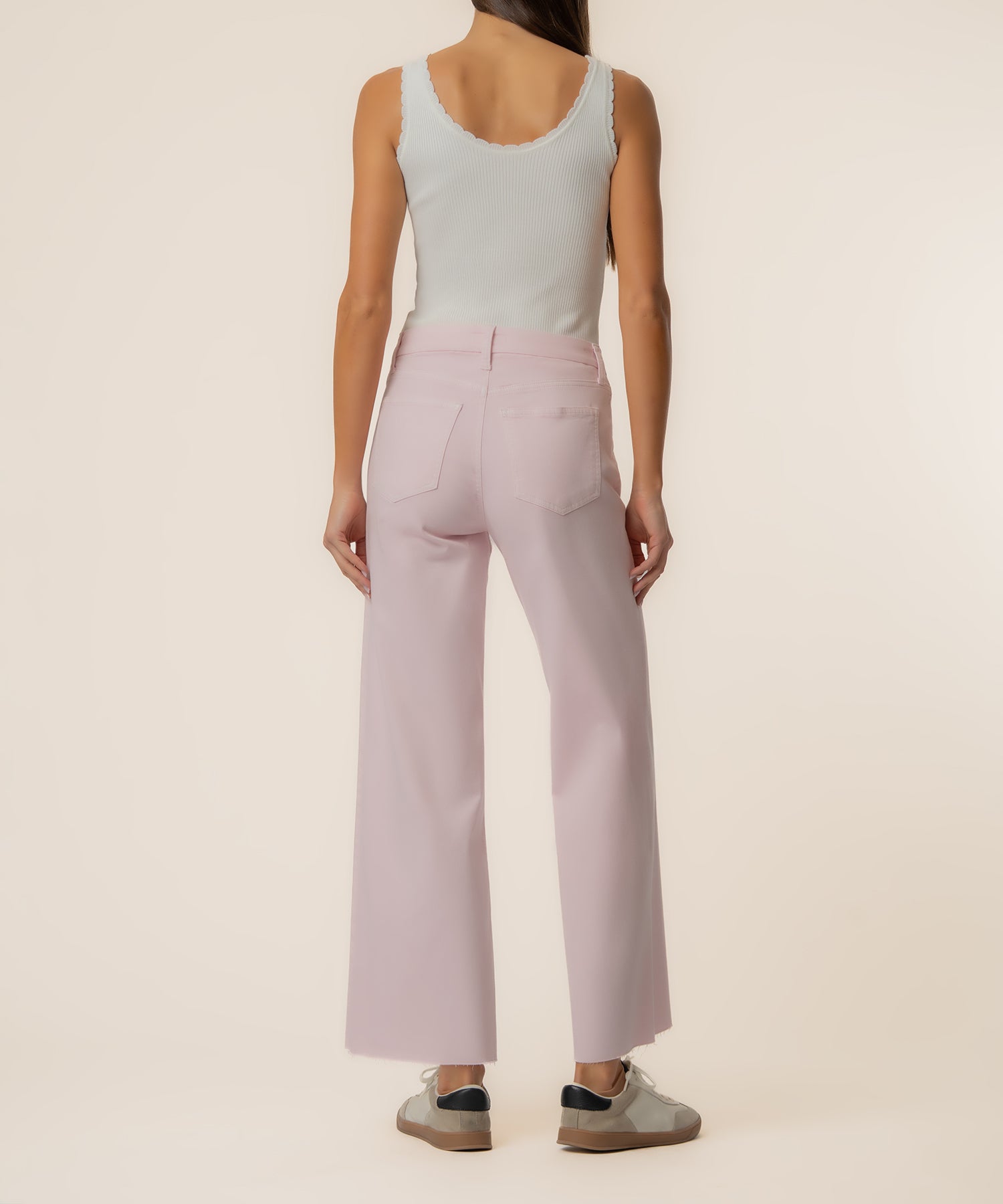 Meg High Rise Wide Leg in Princess