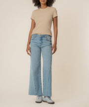Meg High Rise Wide Leg, Long Inseam in Imagination Wash