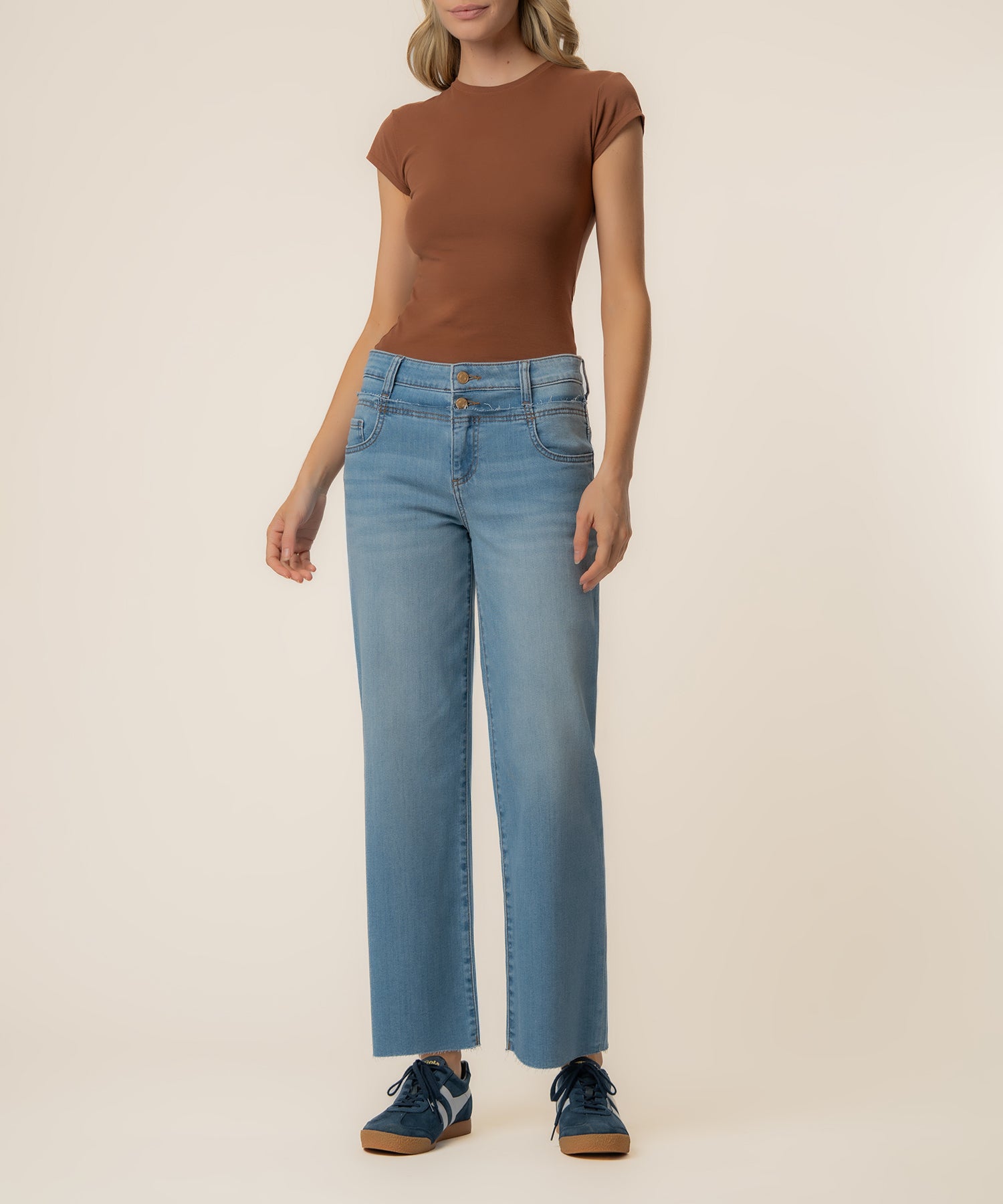 Charlotte High Rise Wide Leg in Unfazed Wash
