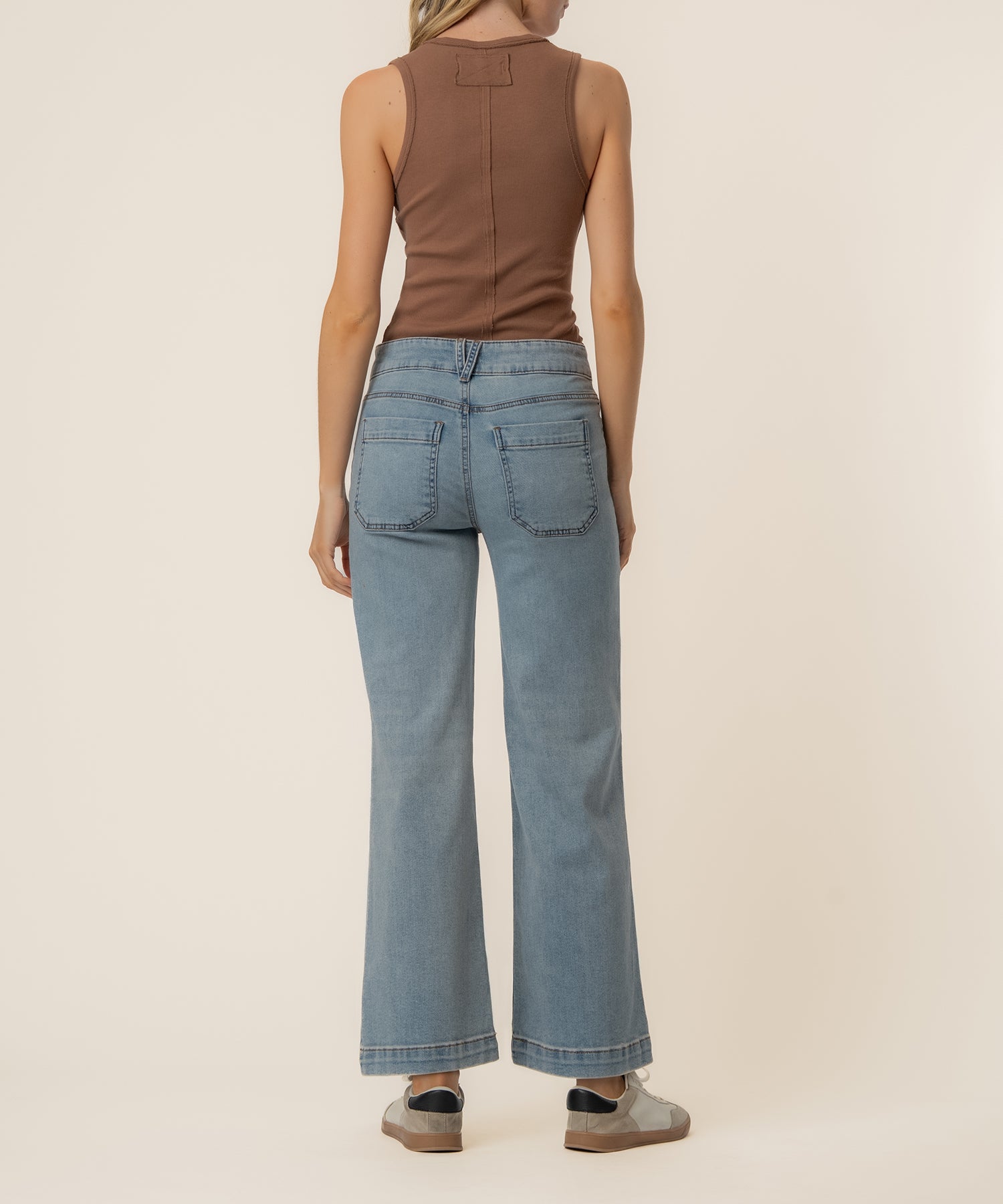 Meg High Rise Wide Leg in Brilliant Wash