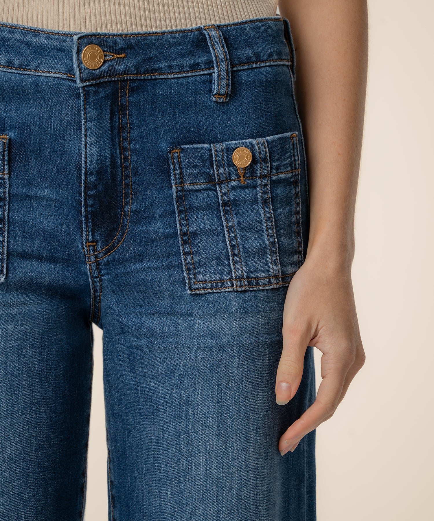 Meg High Rise Wide Leg in Resolution Wash