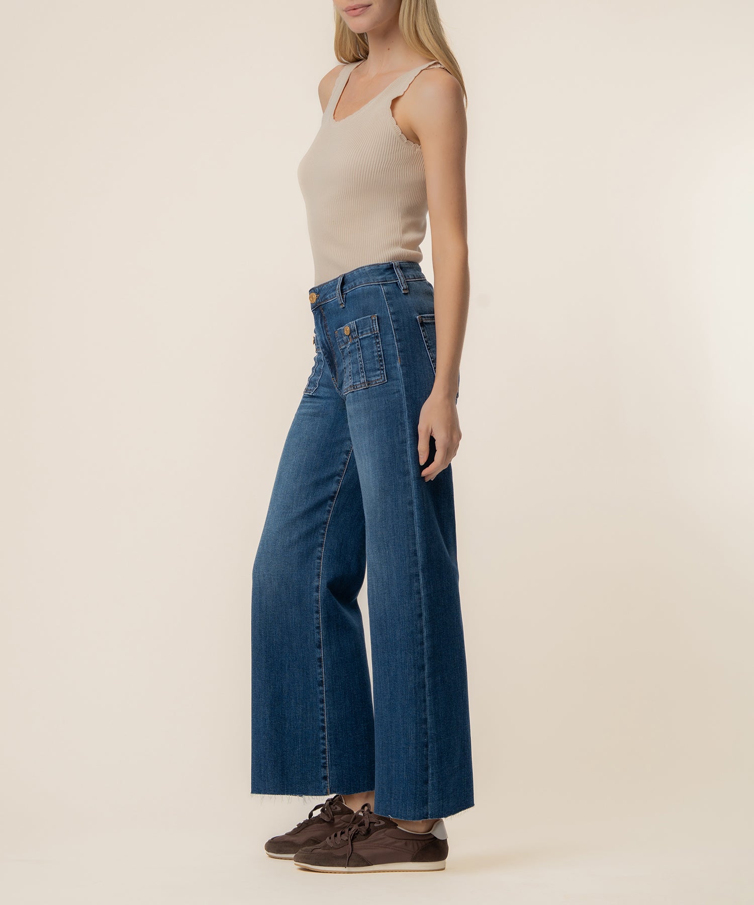 Meg High Rise Wide Leg in Resolution Wash