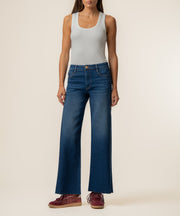 Meg High Rise Wide Leg Long Inseam in Curator Wash