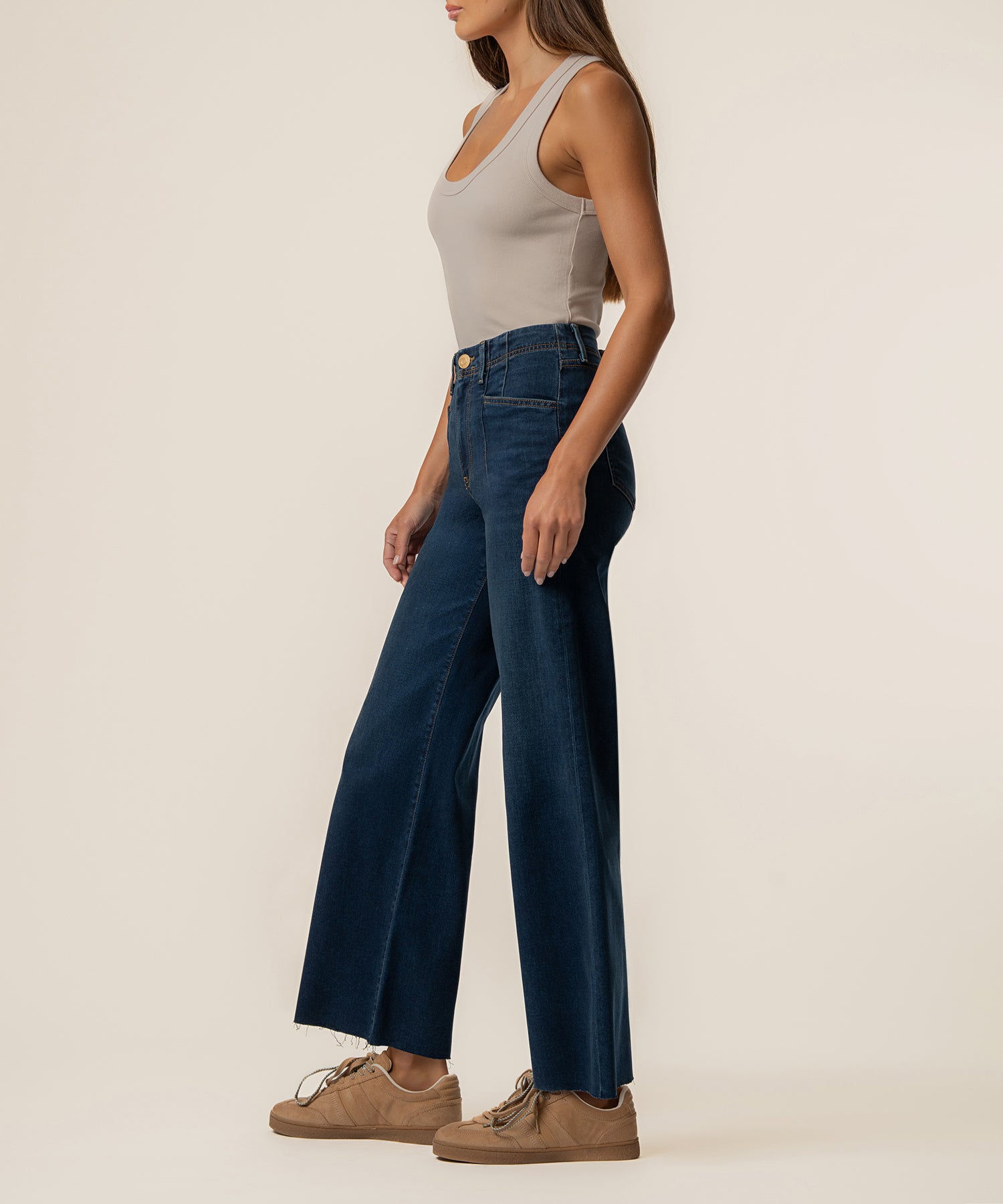 Meg High Rise Wide Leg, Exclusive in Paying Wash