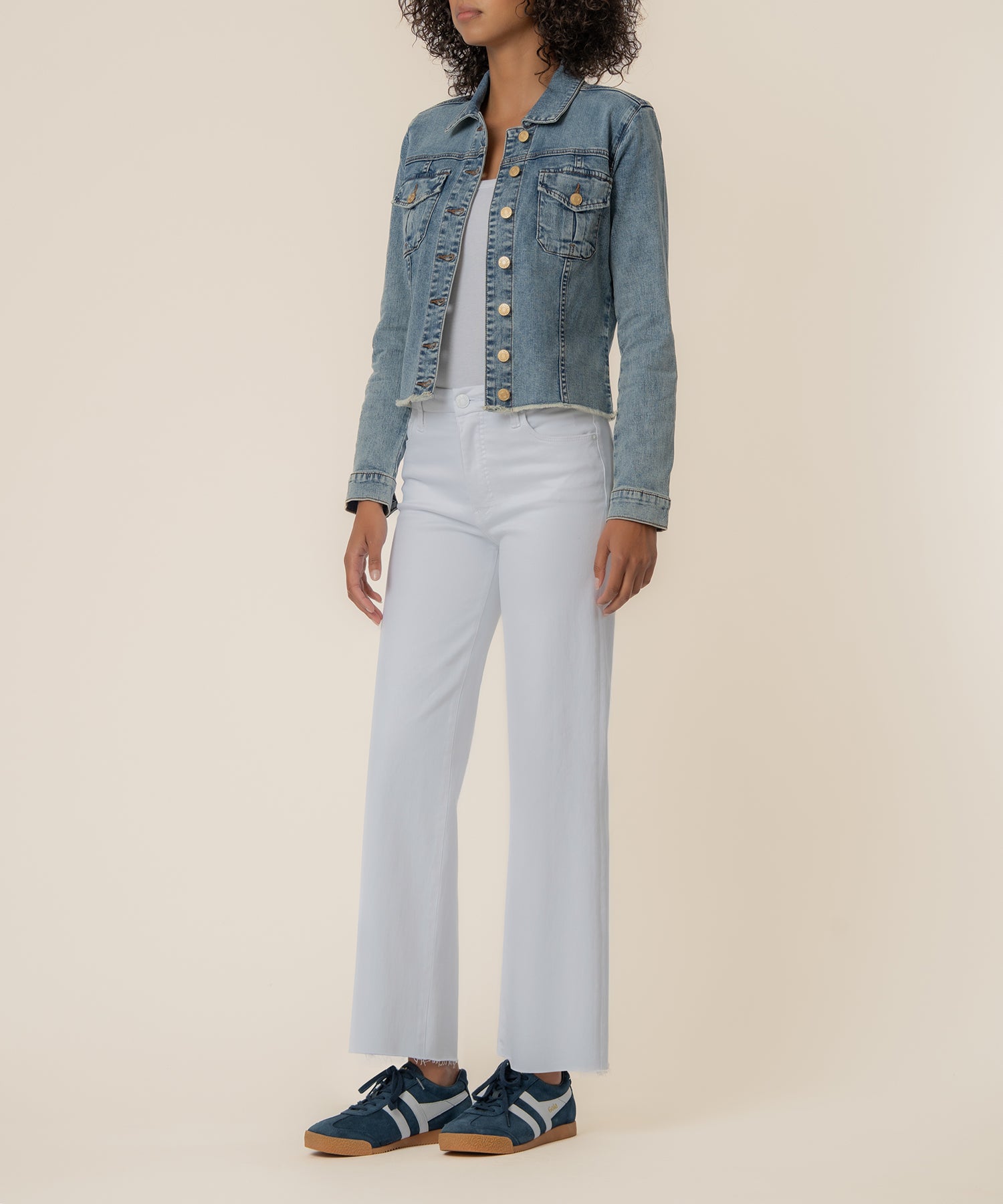 Kara Denim Jacket in Standard Wash - Kut from the Kloth