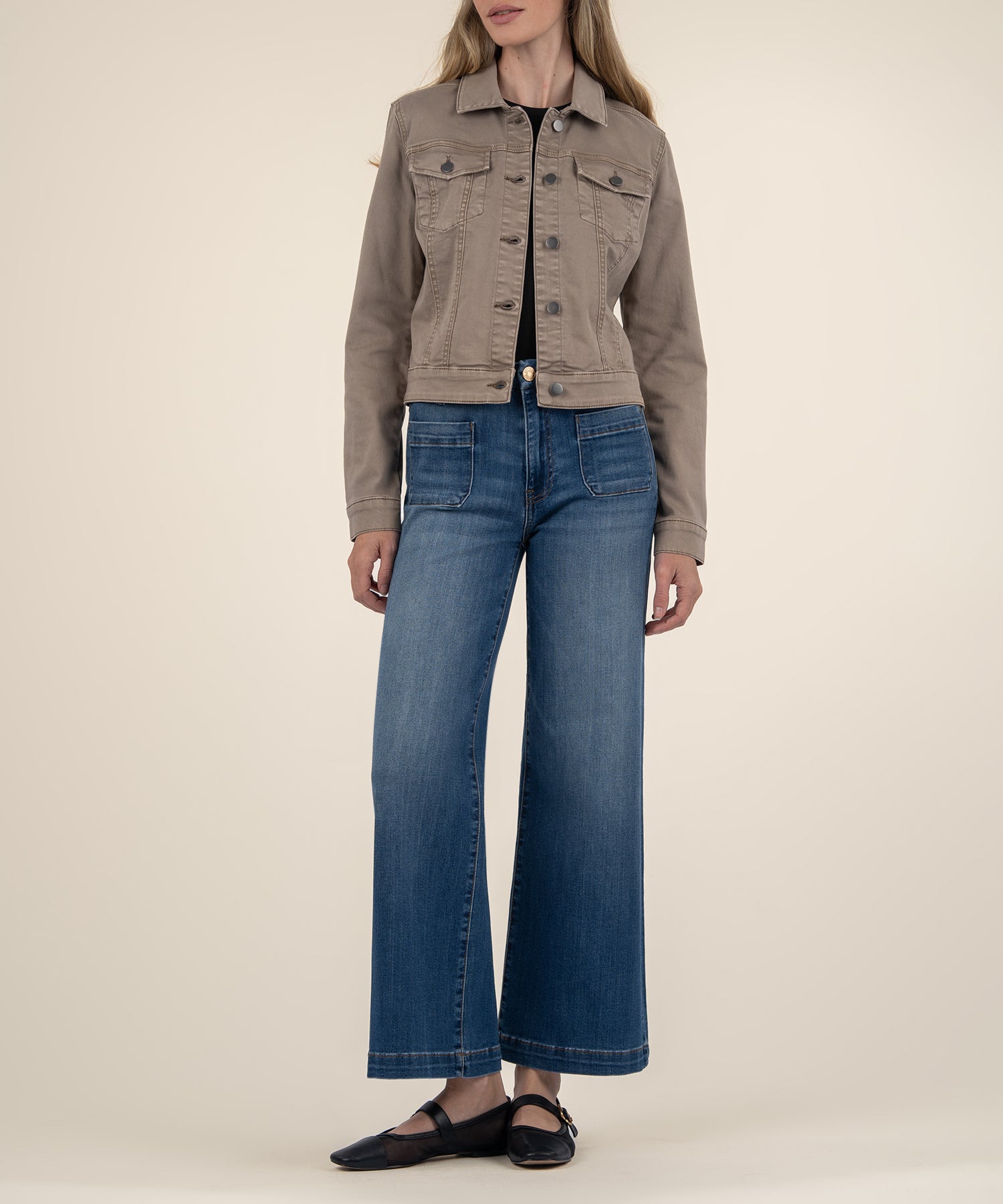 Julia Crop Denim Jacket - Kut from the Kloth