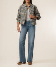 Bailey Denim Jacket in Tan/Brown