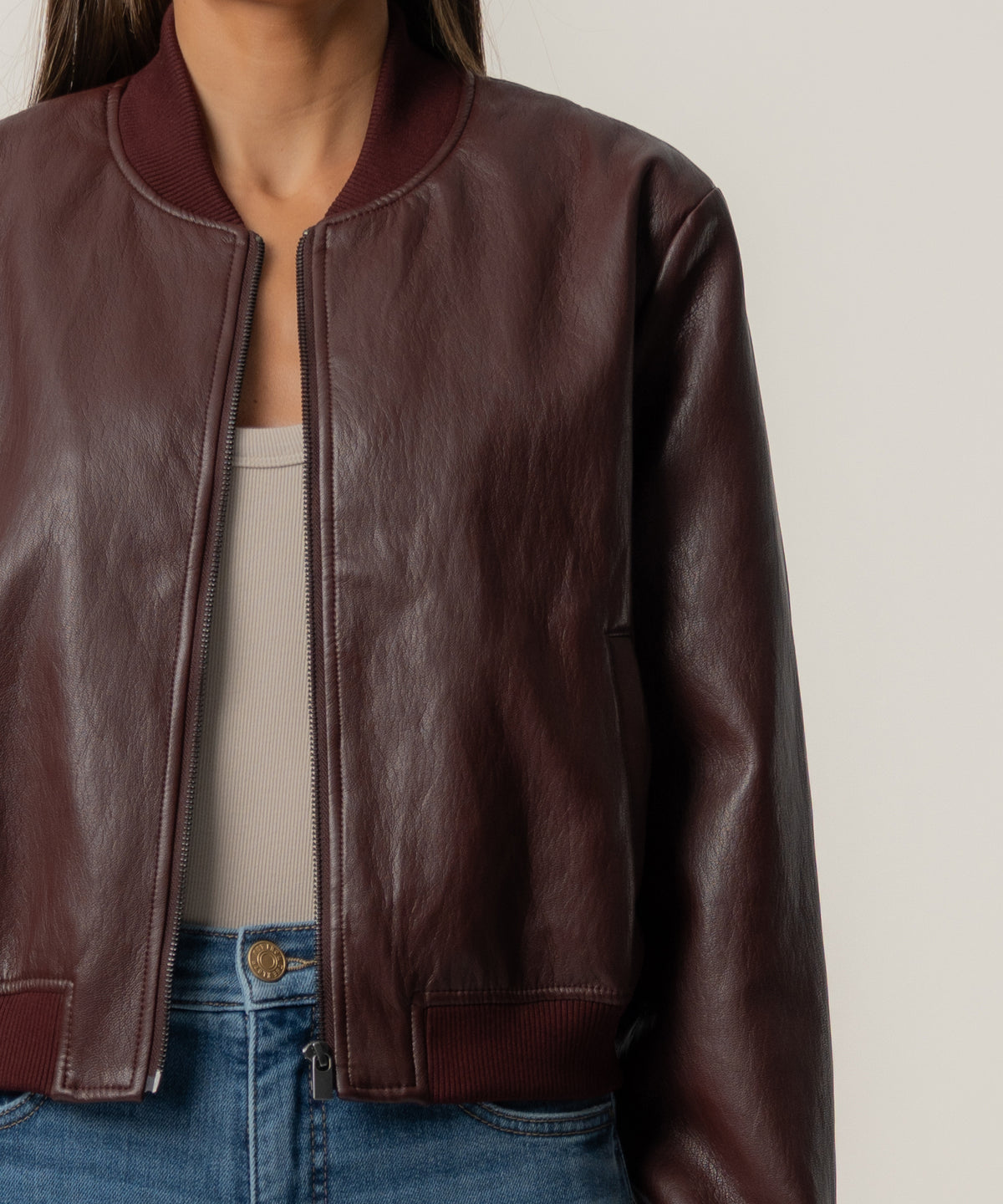 Bomer Jacket, Exclusive in Bordeaux