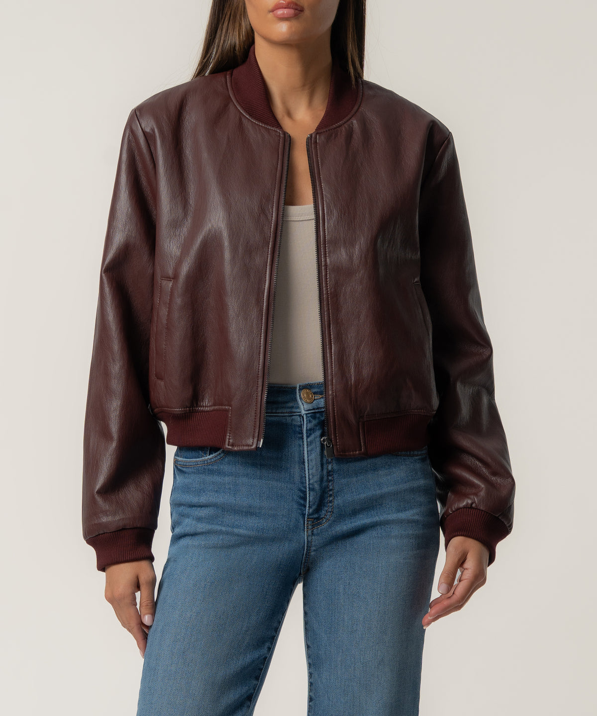 Bomer Jacket, Exclusive in Bordeaux