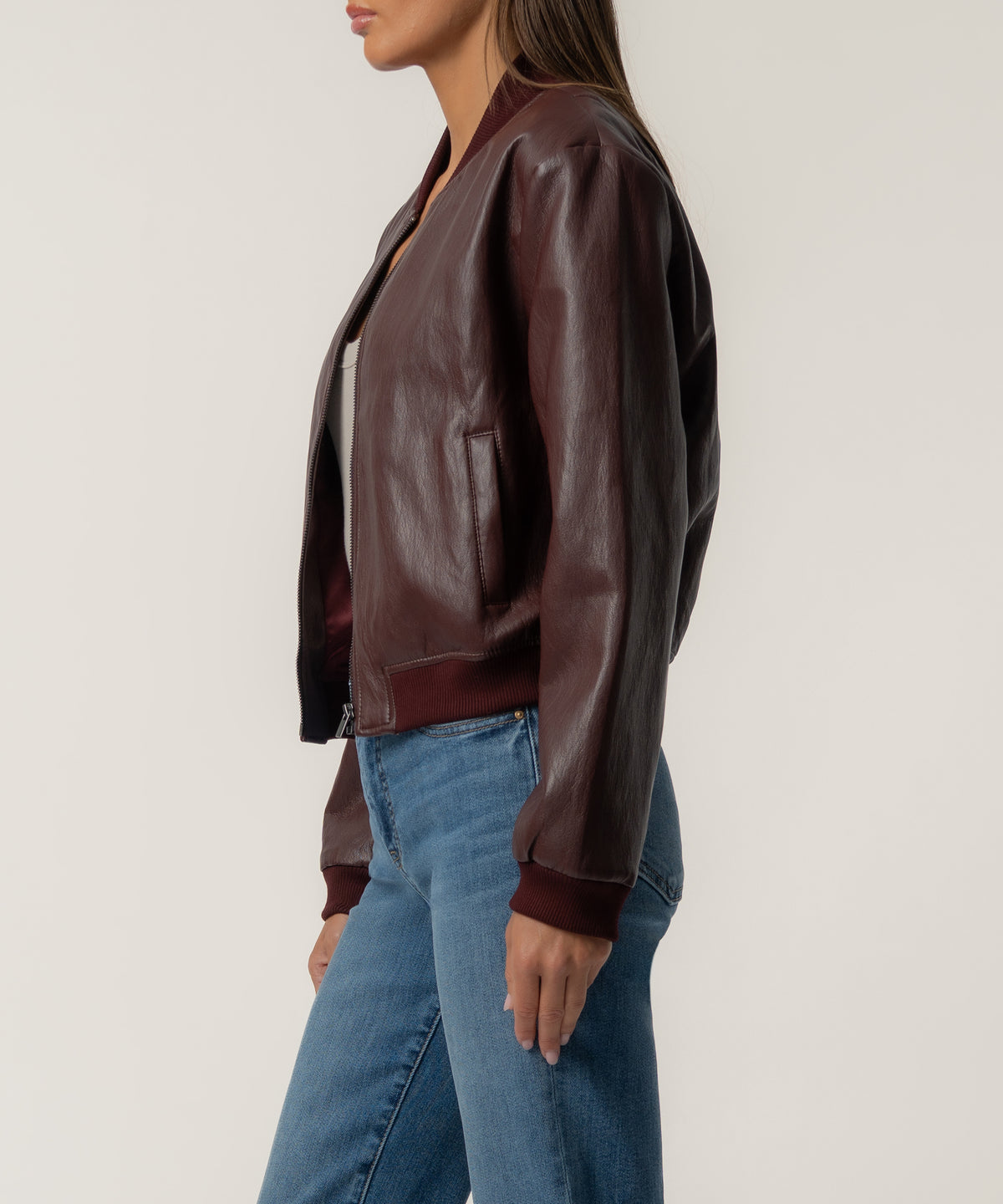 Bomer Jacket, Exclusive in Bordeaux