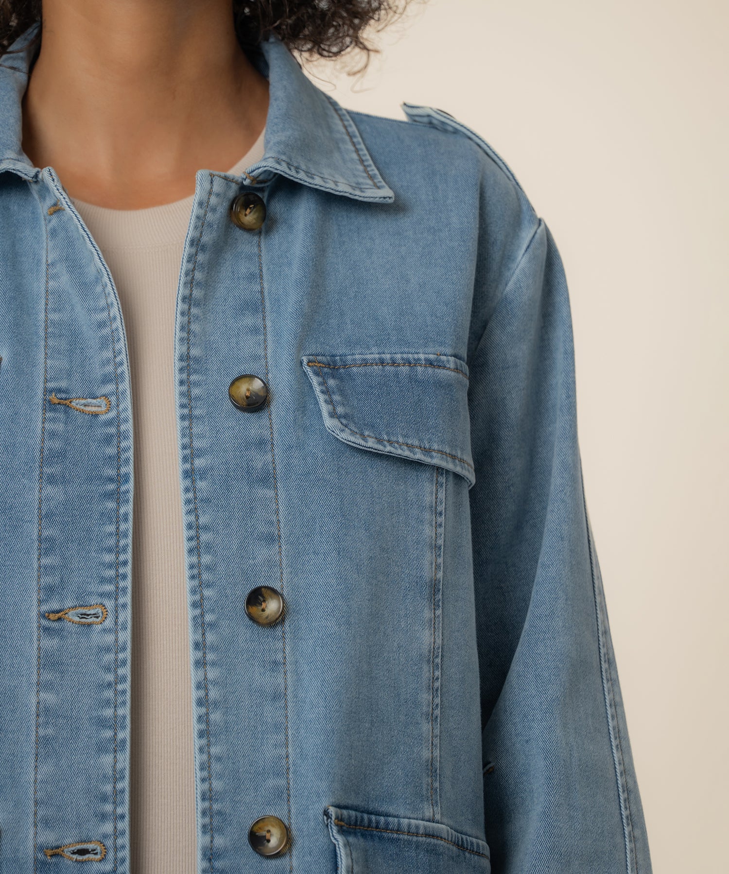 Callista Oversize Denim Jacket