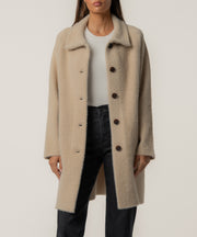 Blythe Long Sweater Jacket in Oatmeal