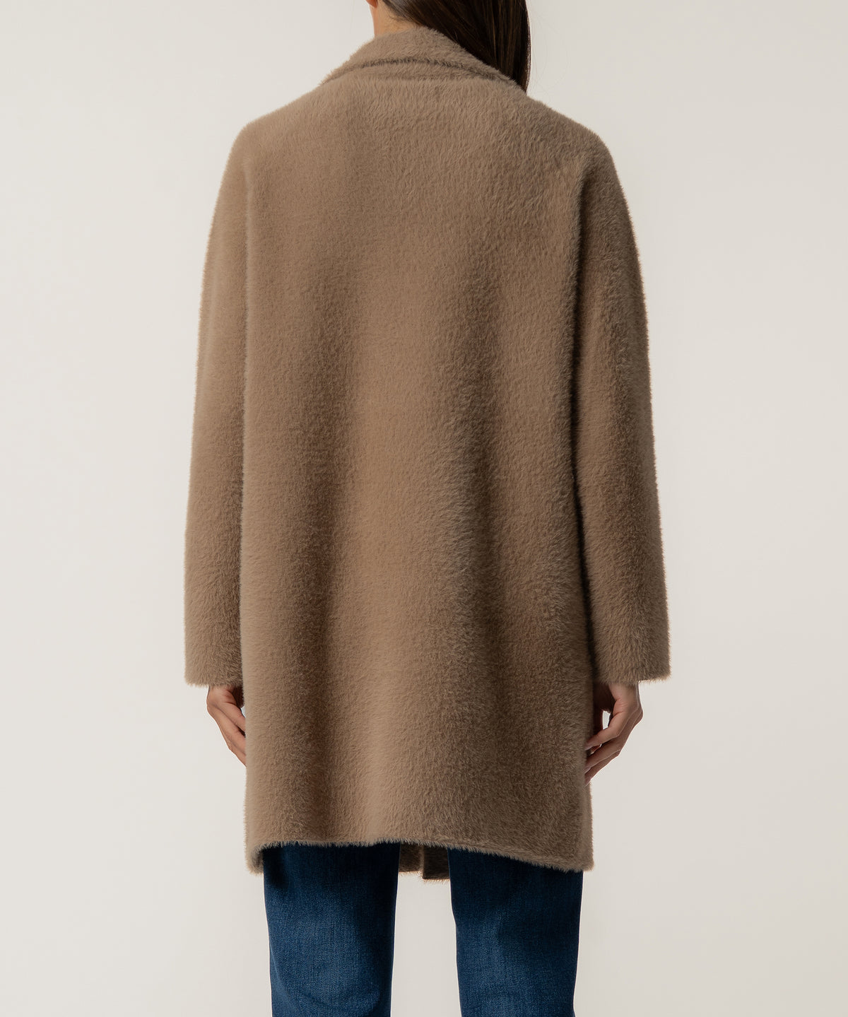 Blythe Sweater Jacket in Tan