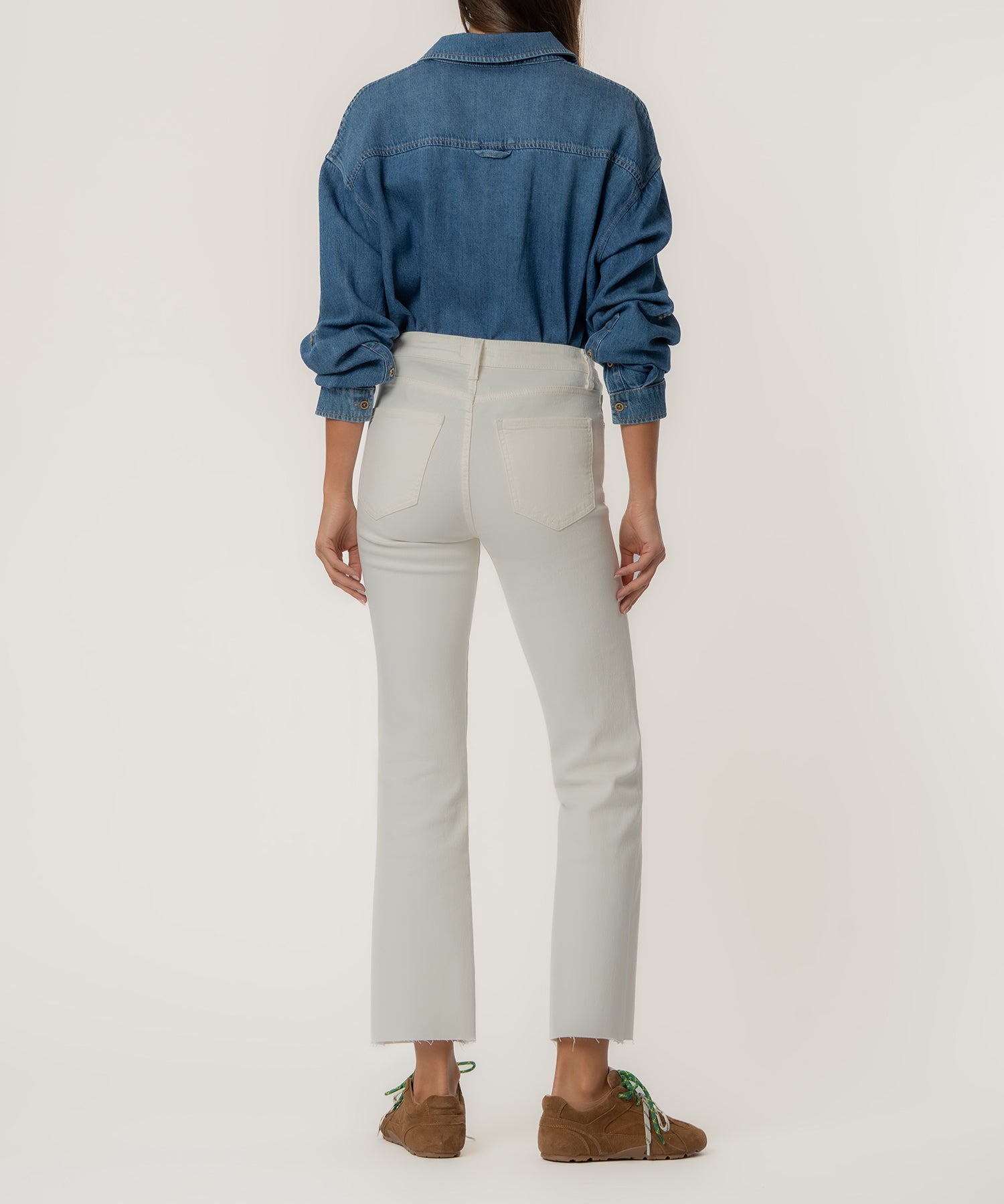 Kelsey High Rise Ankle  Flare, Petite