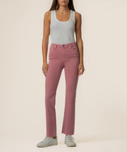 Kelsey High Rise Ankle Flare in Rose Garden