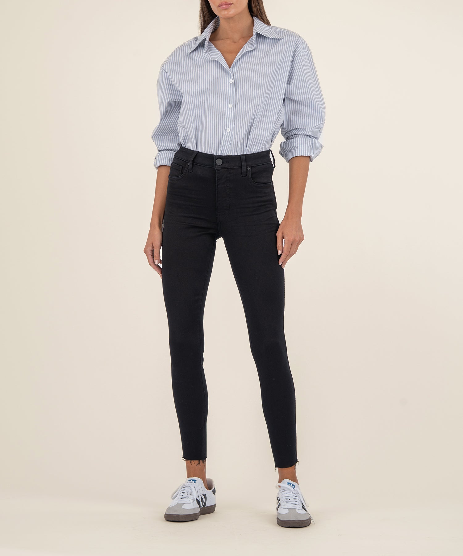 Donna High Rise Ankle Skinny