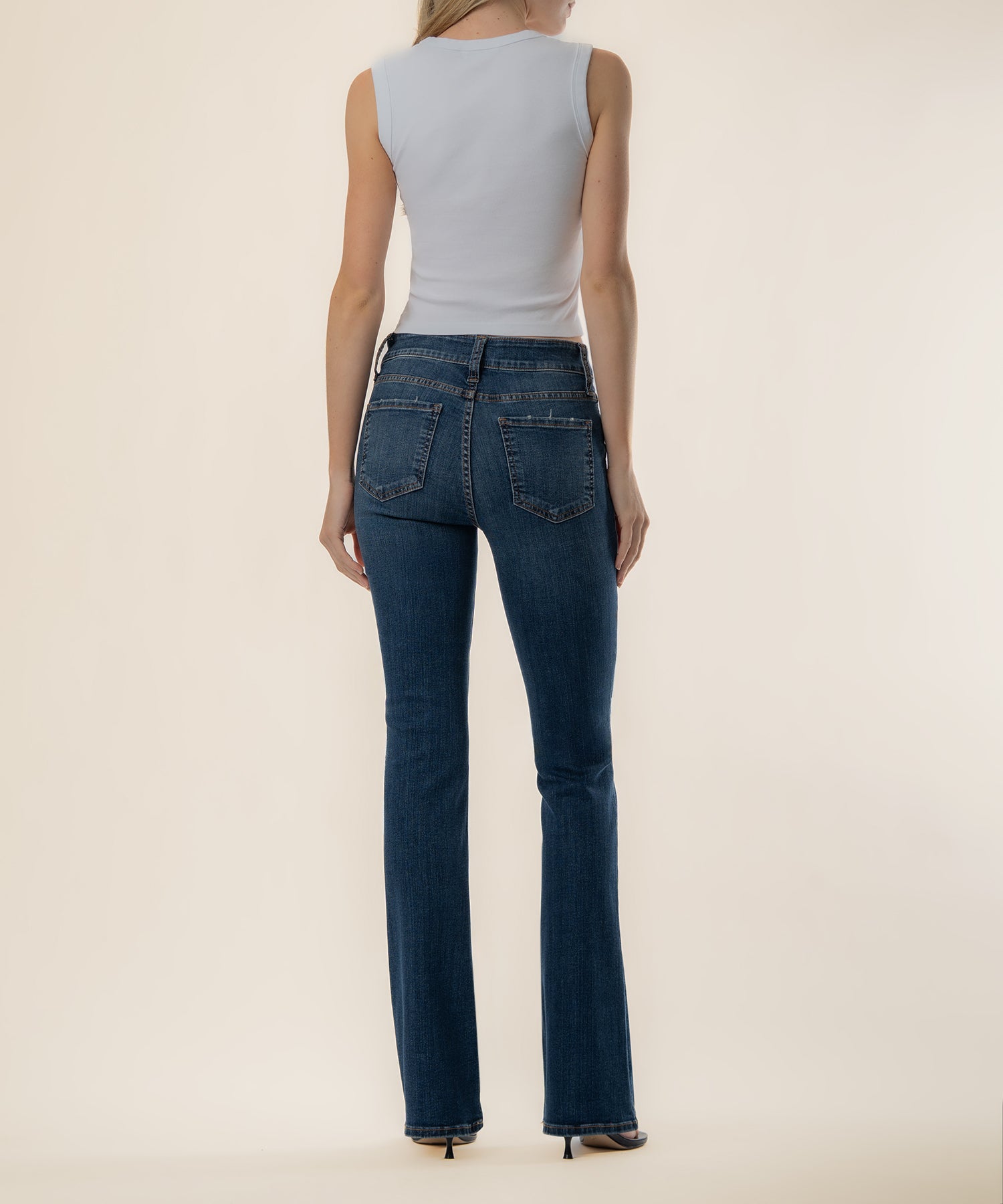 Natalie High Rise Bootcut in Allied Wash