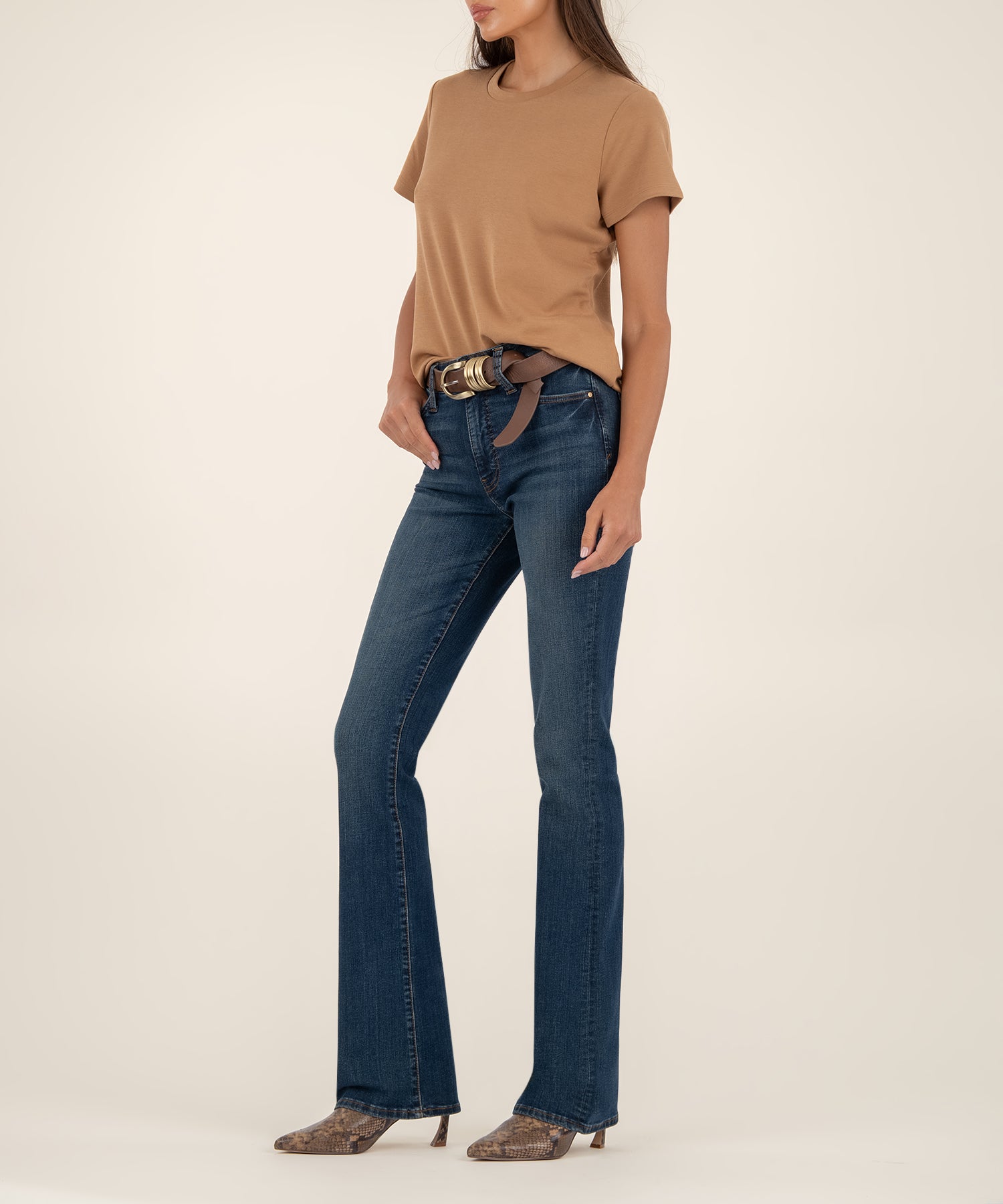 Natalie High Rise Bootcut, Long