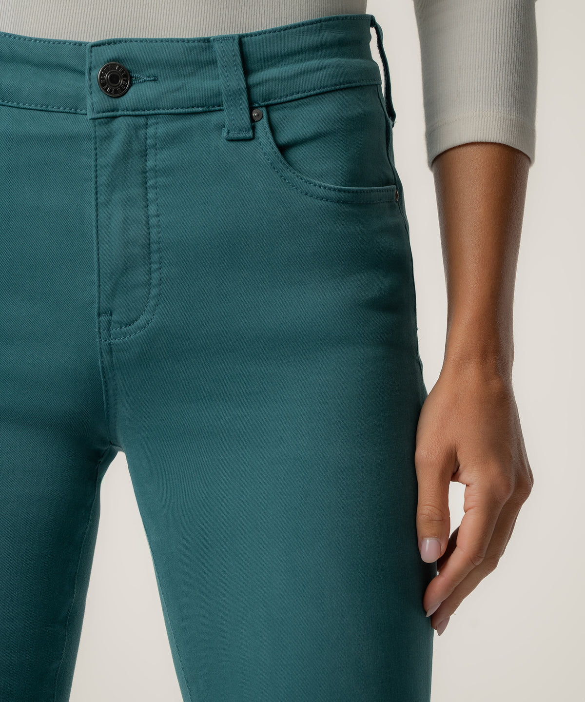 Natalie High Rise Bootcut, Exclusive in Teal