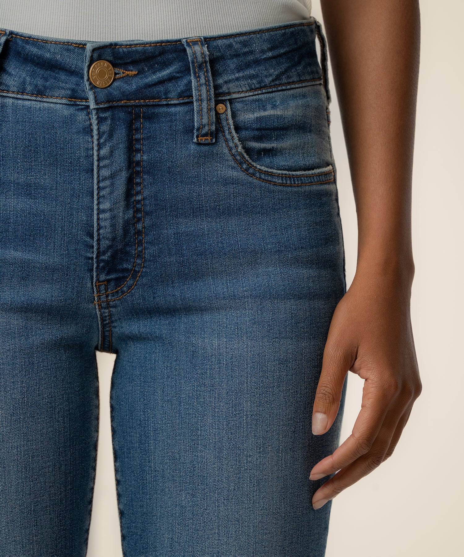 Natalie High Rise Bootcut, Petite in Interactive Wash