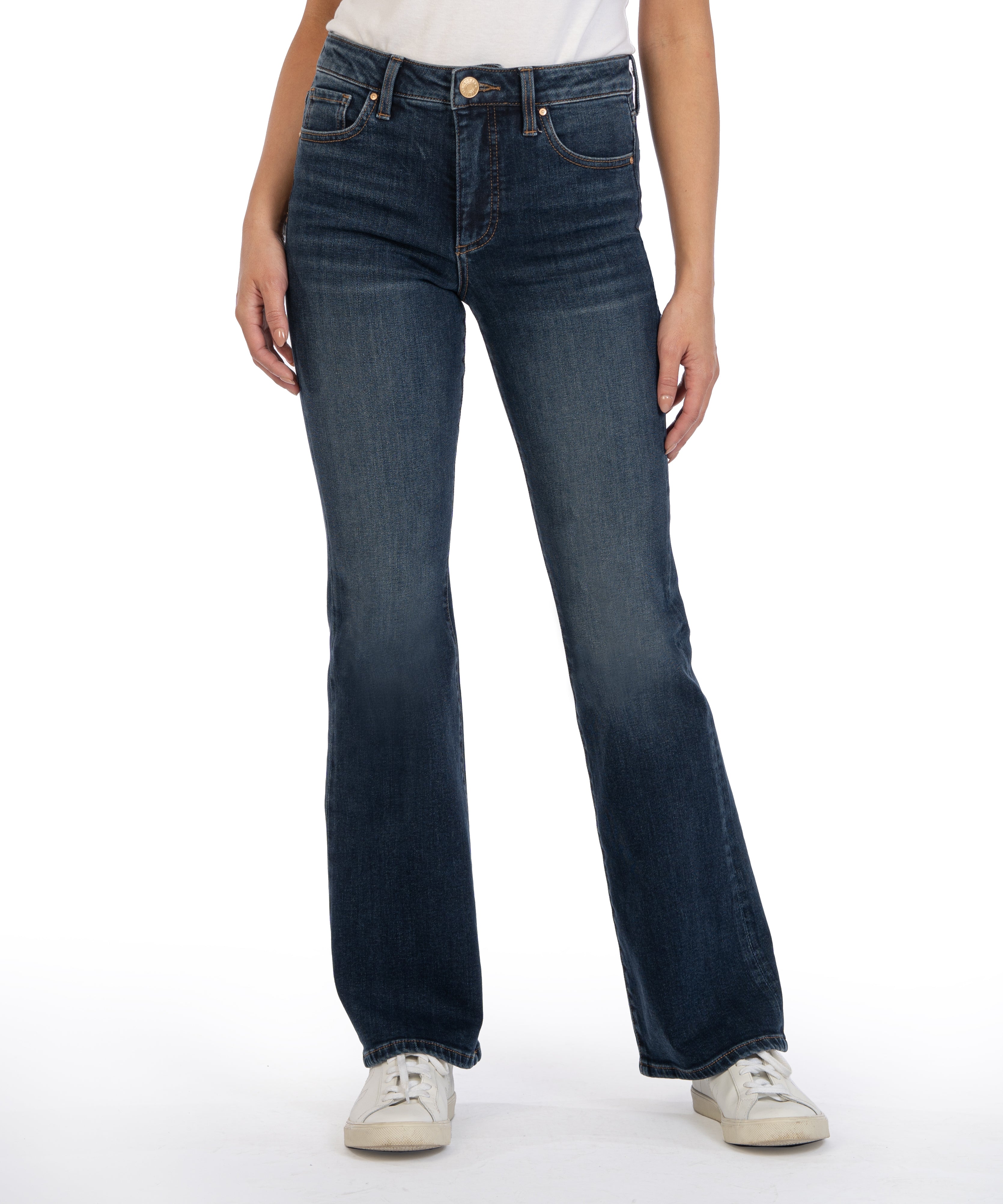 Stella High Rise Fab Ab Flare - Kut from the Kloth