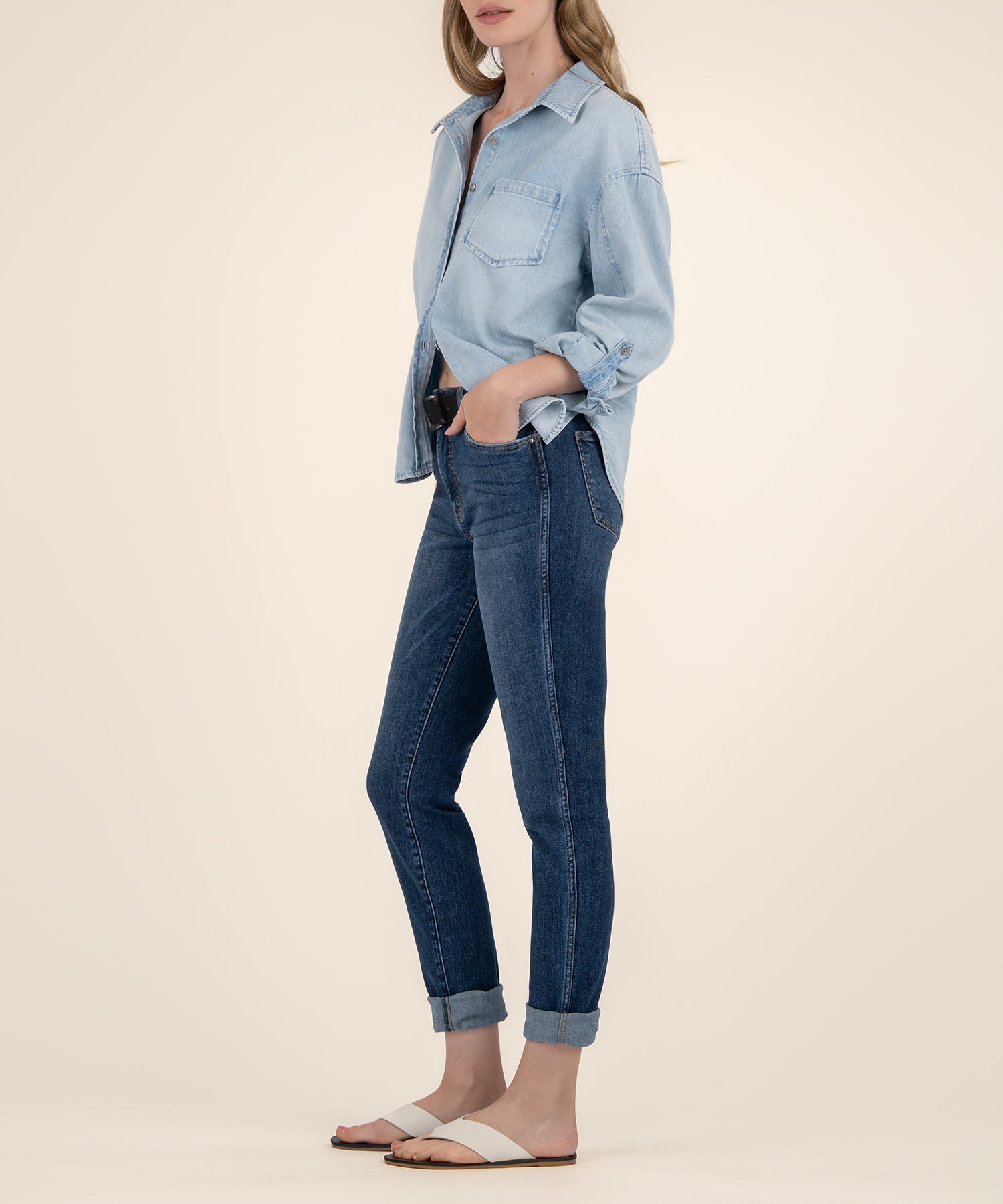 Catherine High Rise Boyfriend Kut from the Kloth