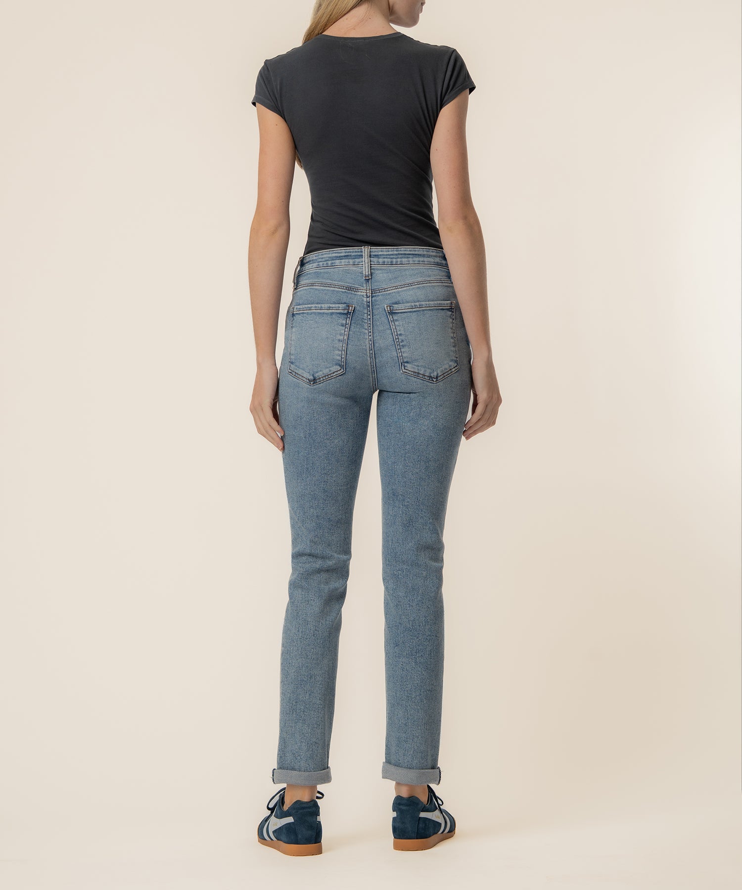 Catherine High Rise Boyfriend in Incredible Wash