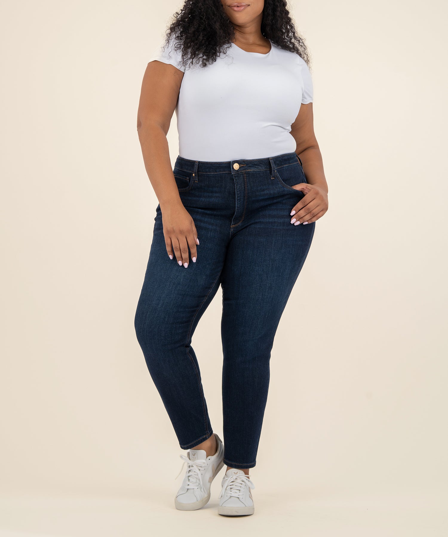 Naomi High Rise Straight Leg, Plus