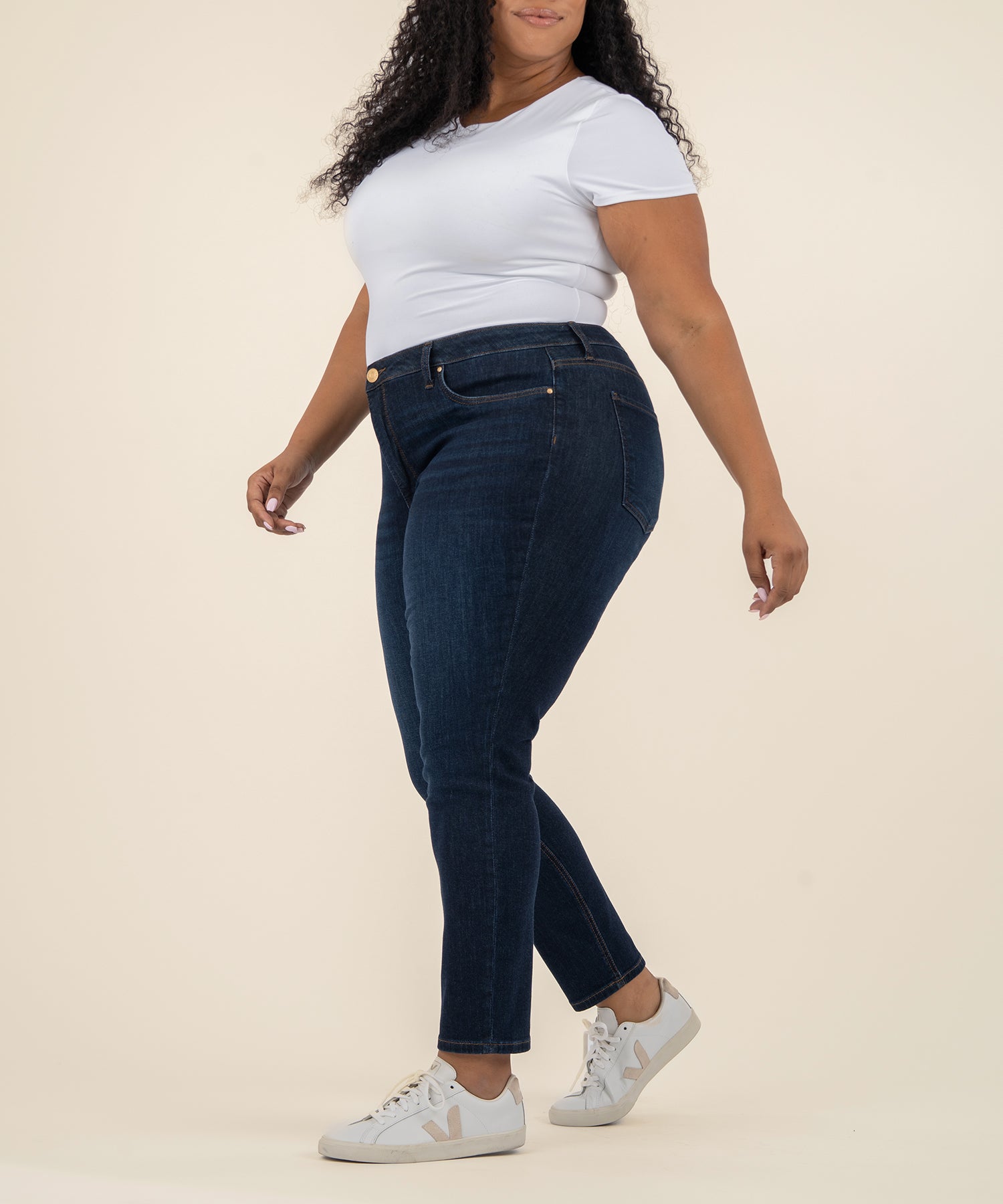 Naomi High Rise Straight Leg, Plus