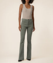 Ana Corduroy High Rise Flare in Sea Star