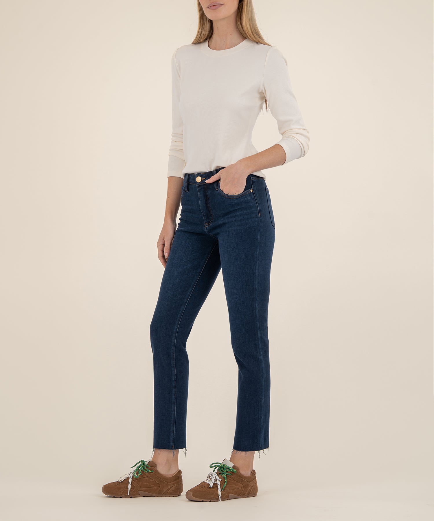 Reese High Rise Ankle Straight