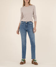 Rachael High Rise Mom Jean in Exalted Wash