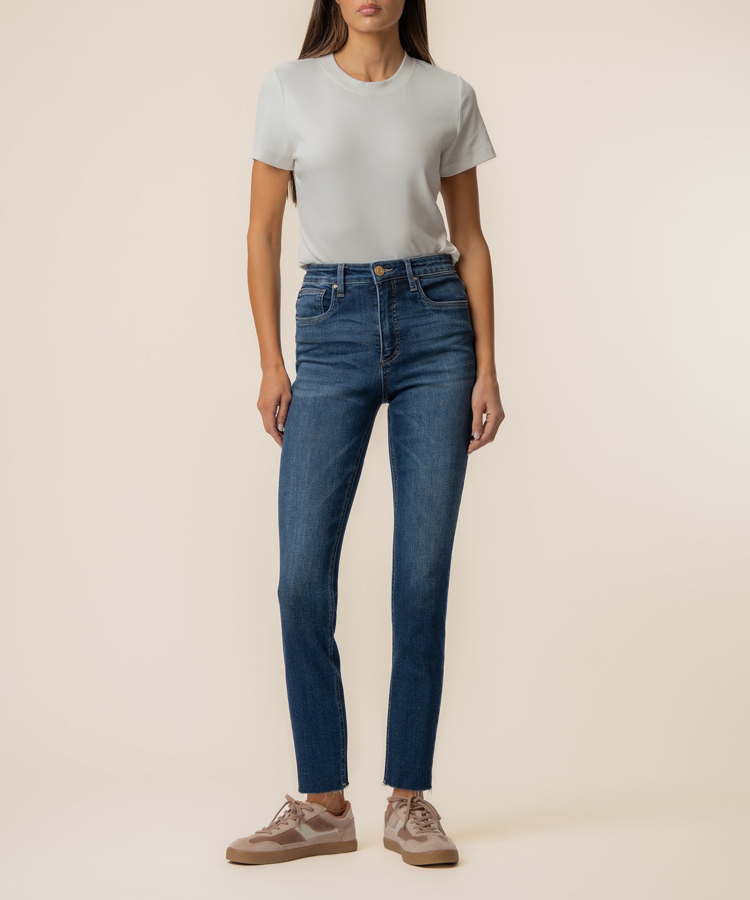 Rachael High Rise Mom Jean, Petite