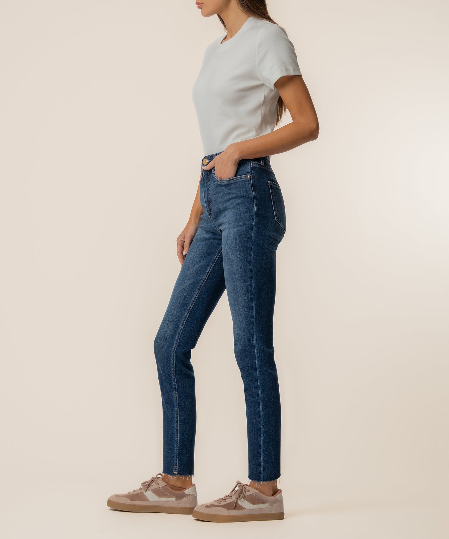 Rachael High Rise Mom Jean, Petite