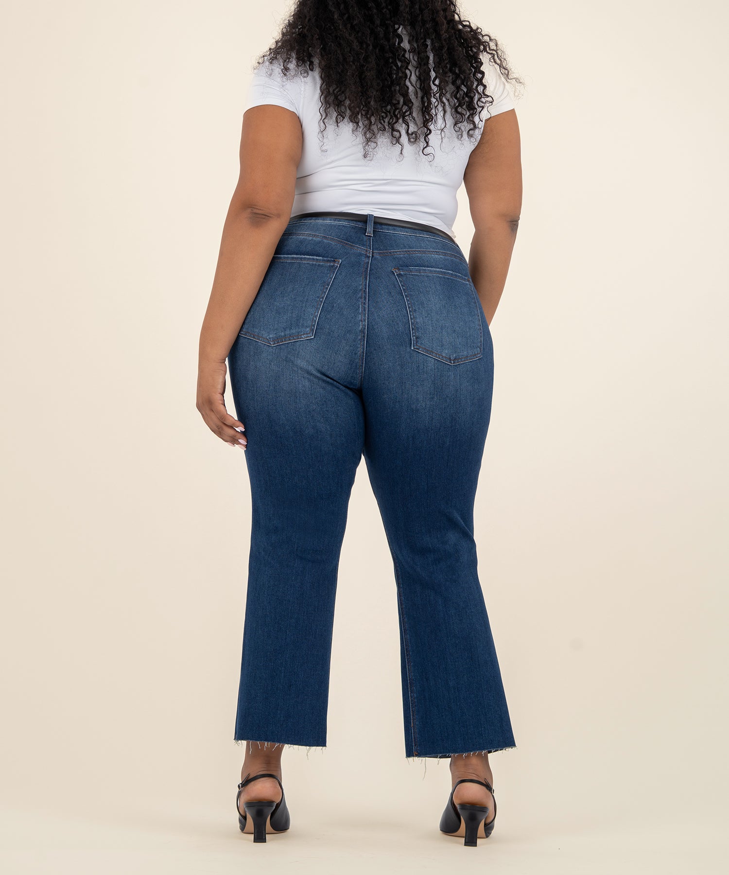 Kelsey High Rise Ankle Flare, Plus