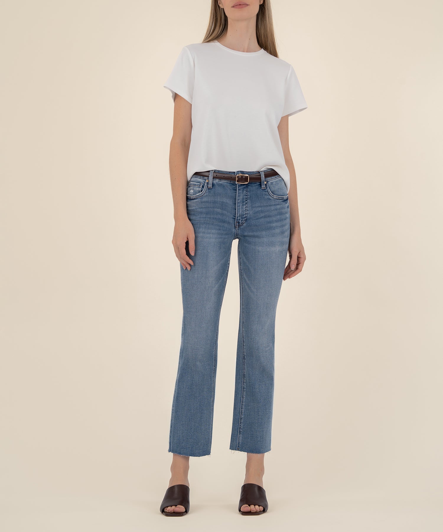 Kelsey High Rise Ankle Flare