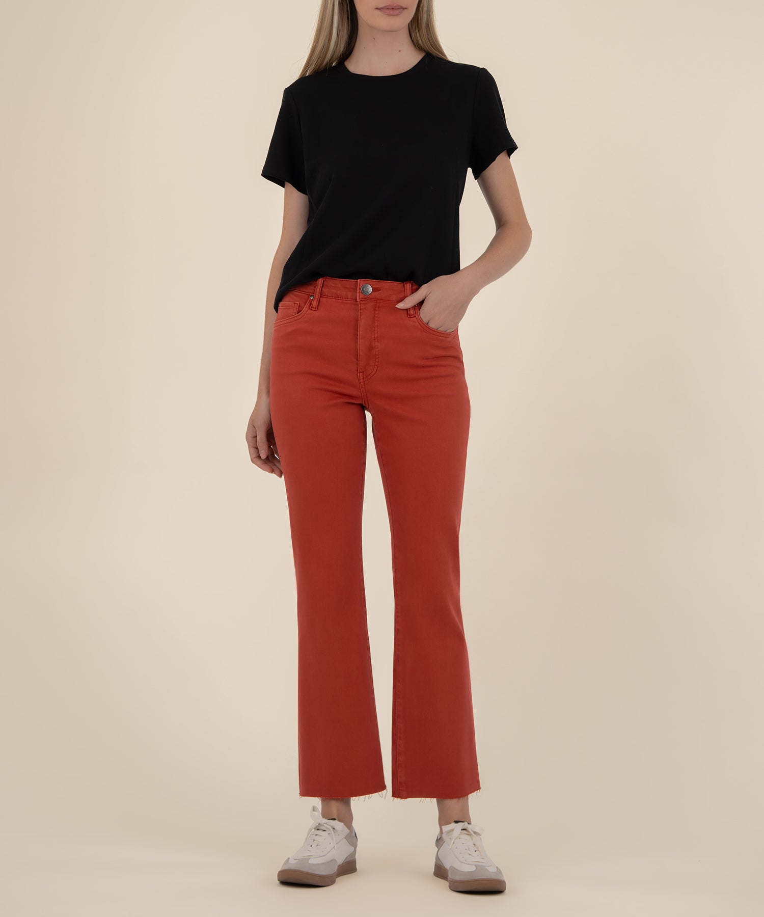 Kelsey High Rise Ankle Flare