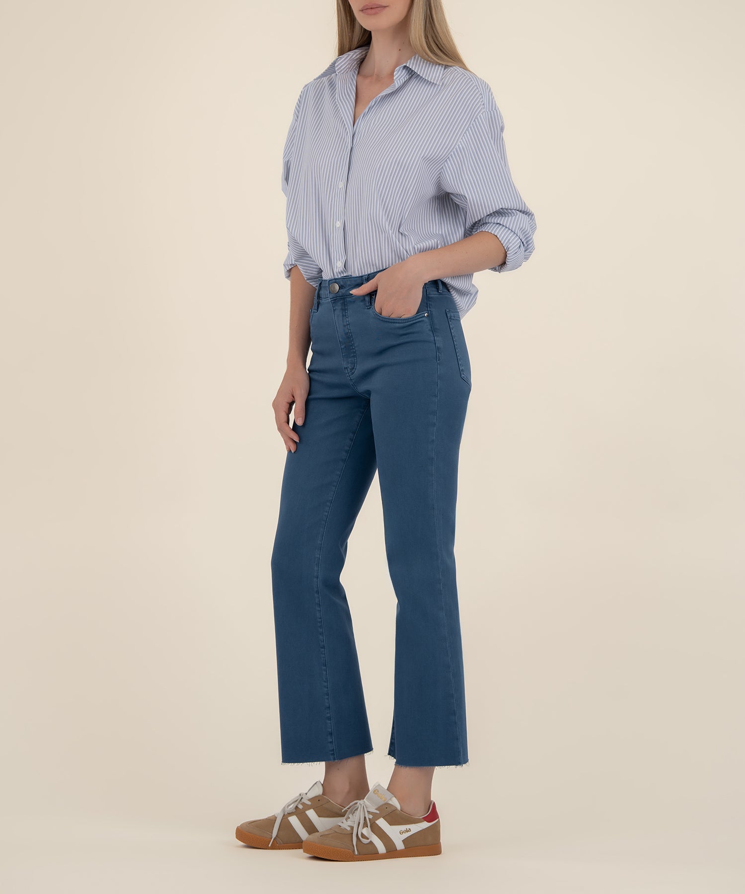 Kelsey High Rise Ankle Flare