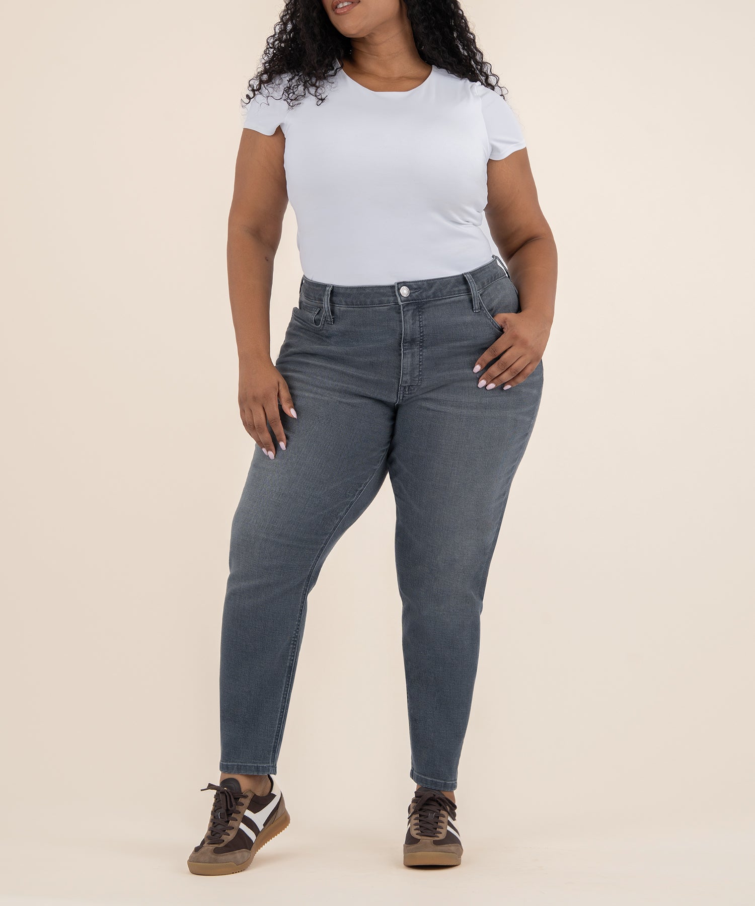 Rachael High Rise Mom Jean, Plus
